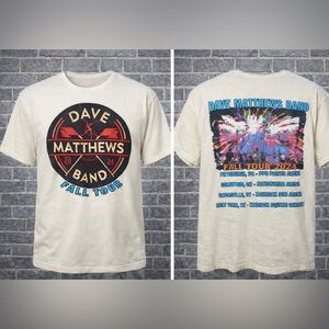 DAVE MATTHEWS BAND Fall Tour 2024 T-SHIRT Double Sided New